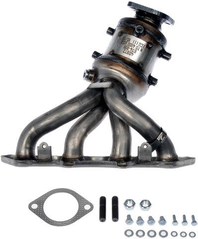 Dorman - OE Solutions Colector de escape con convertidor catalítico integrado P/N:673-891 Fits: Hyundai Accent 17-12, Hyundai Veloster 17-12, Kia Rio 16-12, Kia Soul 16-12 - Image 1