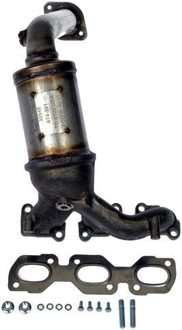Dorman - OE Solutions Colector de escape con convertidor catalítico integrado P/N:673-991 Fits: Ford Fusion 12-06, Lincoln Zephyr 2006, Mercury Milan 11-06 - Image 1