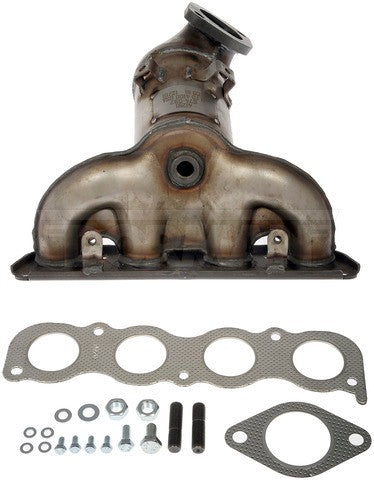 Dorman - OE Solutions Colector de escape con convertidor catalítico integrado P/N:674-092 Fits: Hyundai Elantra 20-17, Kia Forte 18-17, Kia Forte5 21-20 - Image 1
