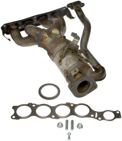 Dorman - OE Solutions Colector de escape con convertidor catalítico integrado P/N:674-099 Fits: Lexus Es250, Lexus Nx250, Lexus Nx350h, Lexus Nx450h+, Lexus Rx450h+, Toyota Avalon, Toyota Camry, Toyota Highlander, Toyota Rav4, Toyota Sienna, Toyota Venza - Image 1