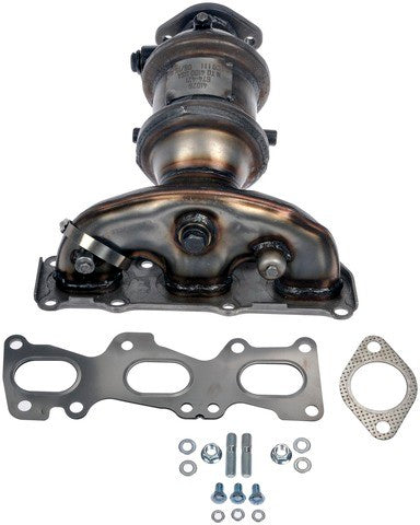 Dorman - OE Solutions Colector de escape con convertidor catalítico integrado P/N:674-421 Fits: Hyundai Palisade 23-20, Hyundai Santa Fe 18-10, Hyundai Santa Fe Xl 19-13, Kia Sorento 18-11, Kia Telluride 23-20 - Image 1