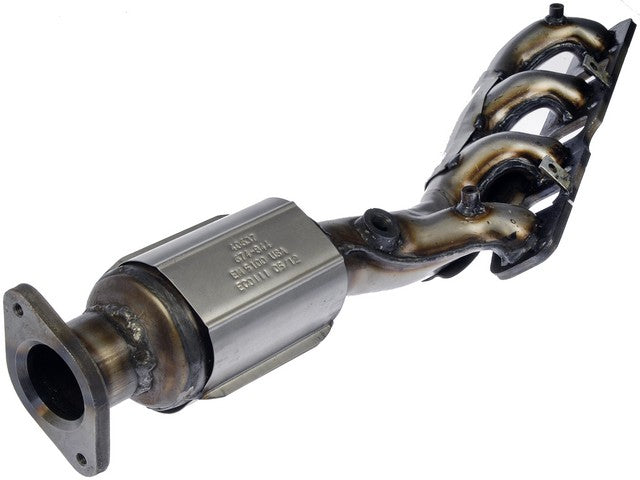 Dorman - OE Solutions Colector de escape con convertidor catalítico integrado P/N:674-844 Fits: Infiniti Qx56 10-04, Nissan Armada 15-05, Nissan Nv2500 16-12, Nissan Nv3500 16-12, Nissan Pathfinder 12-08, Nissan Pathfinder Armada 2004, Nissan Titan 15-04 - Image 1