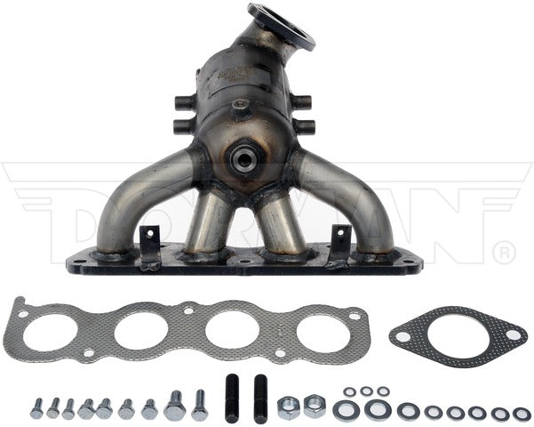 Dorman - OE Solutions Colector de escape con convertidor catalítico integrado P/N:674-955 Fits: Hyundai Elantra 16-11, Hyundai Elantra Coupe 14-13, Hyundai Elantra Gt 2013, Kia Forte 16-14, Kia Forte Koup 16-14, Kia Forte5 16-14 - Image 1