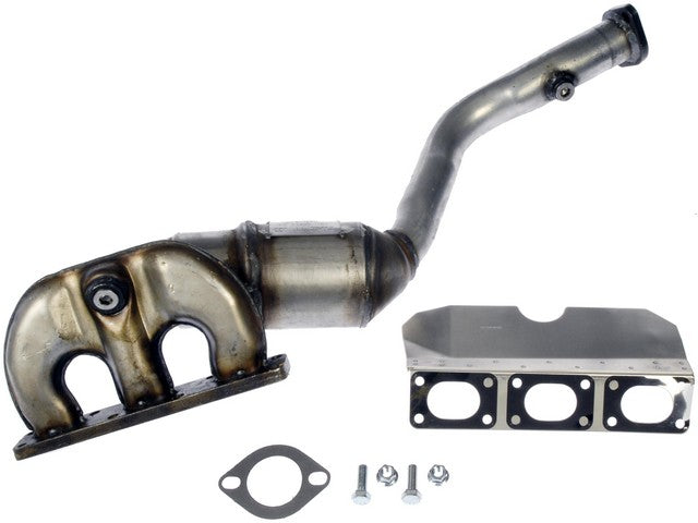 Dorman - OE Solutions Colector de escape con convertidor catalítico integrado P/N:674-972 Fits: BMW 325ci 06-01, BMW 325i 05-01, BMW 325xi 05-01, BMW 330ci 06-01, BMW 330i 05-01, BMW 330xi 05-01, BMW X3 06-04, BMW Z3 02-01, BMW Z4 05-03 - Image 1