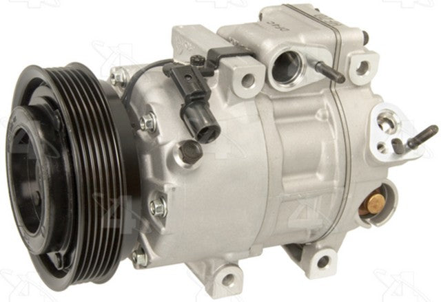 Four Seasons A/C Compressor P/N:68348 Fits: Hyundai Azera 11-06, Hyundai Santa Fe 09-07, Hyundai Sonata 07-06, Kia Amanti 09-07, Kia Optima 08-06 - Image 1