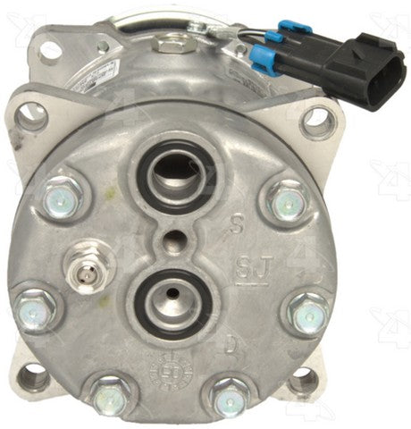 Four Seasons A/C Compressor P/N:68594 Fits: Chevrolet C60 Kodiak, Chevrolet C6500 Kodiak, Chevrolet C70 Kodiak, Chevrolet C7500 Kodiak, Chevrolet P30, GMC C6000 Topkick, GMC C6500 Topkick, GMC C7000 Topkick, GMC C7500 Topkick, GMC P3500 - Image 2