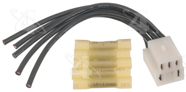 Four Seasons HVAC Blower Motor Resistor Connector,HVAC Blower Relay Harness Connector P/N:70059 Fits: Acura Cl, Acura Mdx, Acura Rl, Acura Tl, Acura Zdx, Chevrolet Nova, Chevrolet Prizm, Dodge Avenger, Ford Edge - Image 1