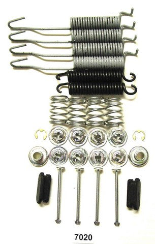 Better Brake Parts Drum Brake Hardware Kit P/N:7020K Fits: Chevrolet Bel Air 62-60, Chevrolet Biscayne 62-60, Chevrolet Corvette 62-56, Chevrolet Impala 62-60 - Image 1