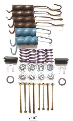 Better Brake Parts Drum Brake Hardware Kit P/N:7107K Fits: Chrysler 300, Chrysler Imperial, Chrysler New Yorker, Chrysler Newport, Chrysler TOWN &amp; COUNTRY, Dodge A100, Dodge A100 Pickup, Dodge A100 Truck, Dodge A108 Van, Dodge Monaco - Image 1