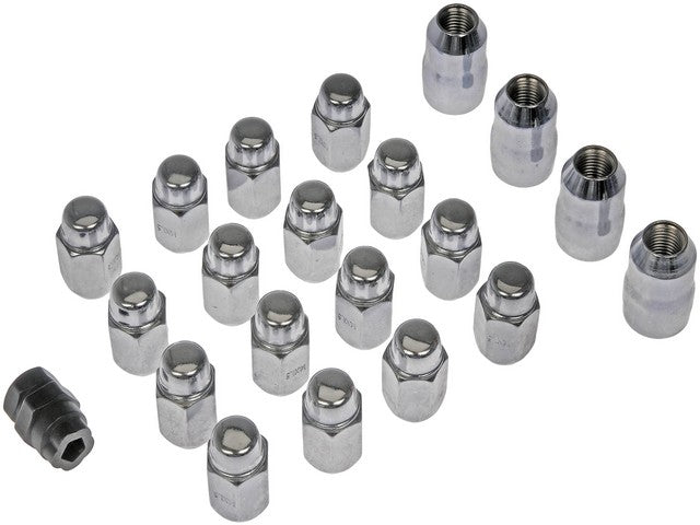 Dorman - Autograde Wheel Lock Set P/N:711-641 Fits: Chevrolet C1500 91-88, Chevrolet K1500 89-88, GMC C1500 91-88, GMC K1500 89-88, Honda Odyssey 17-11, Honda Pilot 15-11, Honda Ridgeline 14-12, Toyota Pickup 94-87, Toyota Tundra 21-07 - Image 1