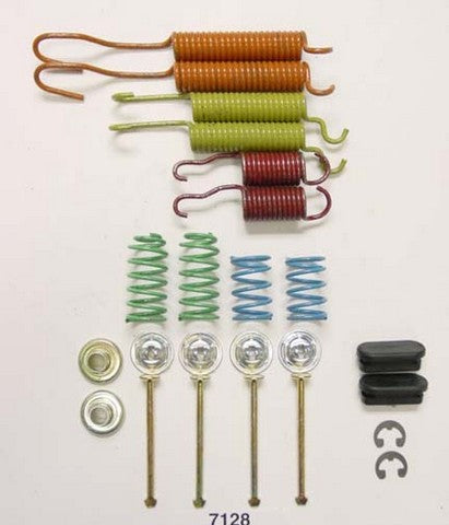 Better Brake Parts Drum Brake Hardware Kit P/N:7128K Fits: Cadillac Calais, Cadillac Commercial Chassis, Cadillac Deville, Cadillac Fleetwood, Chevrolet C20 Pickup, Chevrolet K20 Pickup, GMC C25/c2500 Pickup, GMC K25/k2500 Pickup, Jeep J20, Oldsmobile 98 - Image 1