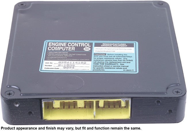 CARDONE Reman Engine Control Module (ECM) P/N:72-1032 Fits: Toyota Celica 1984, Toyota Pickup 1984 - Image 2