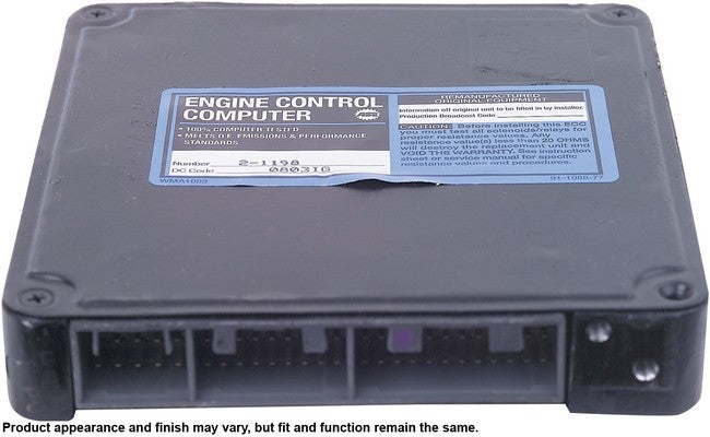 CARDONE Reman Engine Control Module (ECM) P/N:72-1198 Fits: Toyota Pickup 1989 - Image 2