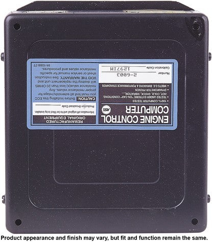 CARDONE Reman Engine Control Module (ECM) P/N:72-6003 Fits: Hyundai Excel 88-86, Mitsubishi Precis 88-87 - Image 3