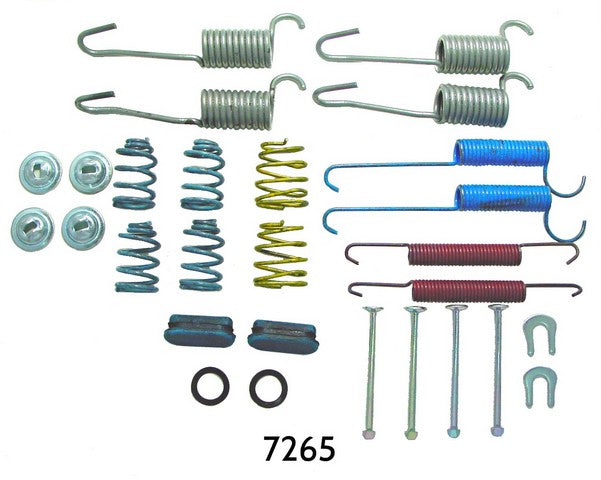 Better Brake Parts Drum Brake Hardware Kit P/N:7265K Fits: Chrysler TOWN &amp; COUNTRY, Dodge Caravan, Dodge Dakota, Dodge Grand Caravan, Dodge Mini Ram, Jeep Cherokee, Jeep Comanche, Jeep Wagoneer, Jeep Wrangler, Plymouth Grand Voyager, Plymouth Voyager - Image 1