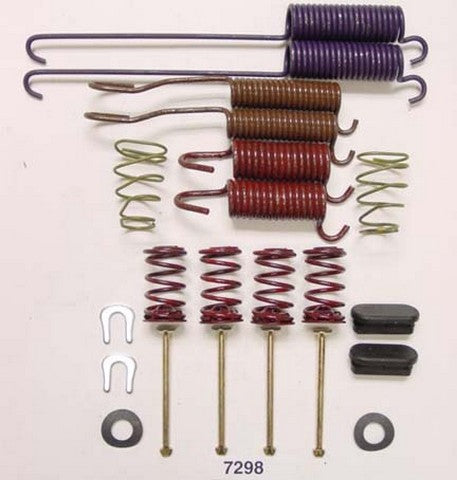 Better Brake Parts Drum Brake Hardware Kit P/N:7298K Fits: Dodge B1500, Dodge B2500, Dodge B3500, Dodge Dakota, Dodge Durango, Dodge Ram 1500, Dodge Ram 1500 Van, Dodge Ram 2500 Van, Dodge Ram 3500 Van, Ford E-150 - Image 1