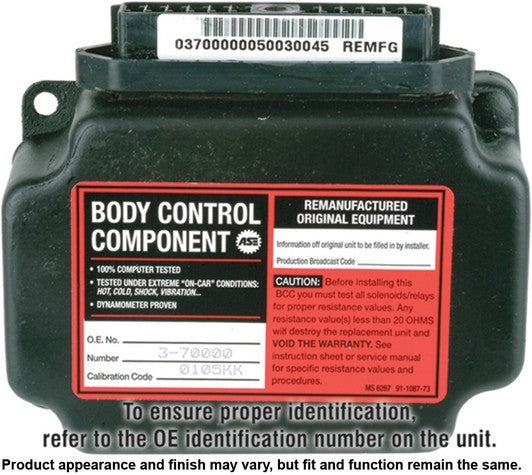 CARDONE Reman Transmission Control Module P/N:73-80029 Fits: Honda Accord 1991 - Image 3