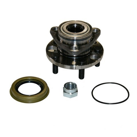 GMB Wheel Bearing and Hub Assembly P/N:730-0215 Fits: Buick Skyhawk, Buick Skylark, Buick Somerset, Buick Somerset Regal, Cadillac Cimarron, Chevrolet Beretta, Chevrolet Cavalier, Chevrolet Corsica, Oldsmobile Achieva, Oldsmobile Calais - Image 1