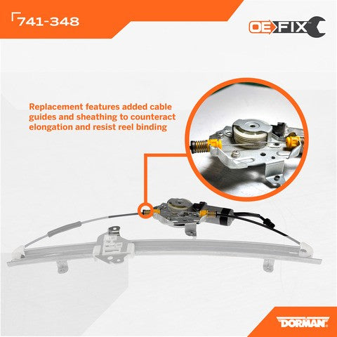 Dorman - OE Solutions Conjunto de motor y regulador de ventana P/N:741-348 Fits: Nissan Frontier 21-05, Nissan Xterra 15-05 - Image 4