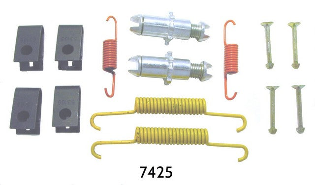 Better Brake Parts Parking Brake Hardware Kit P/N:7425K Fits: Chevrolet Captiva Sport 15-12, Chevrolet Equinox 11-08, GMC Terrain 11-10, Pontiac Torrent 09-07, Saturn Vue 10-08, Suzuki Xl-7 09-07 - Image 1