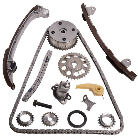 ACEON Engine Timing Chain Kit P/N:7439-3102 Fits: Lexus Hs250h 12-10, Pontiac Vibe 10-09, Scion Tc 10-05, Scion Xb 15-08, Toyota Camry 11-02, Toyota Corolla 13-09, Toyota Highlander 07-01, Toyota Matrix 13-09, Toyota Rav4 08-01, Toyota Solara 08-02 - Image 1