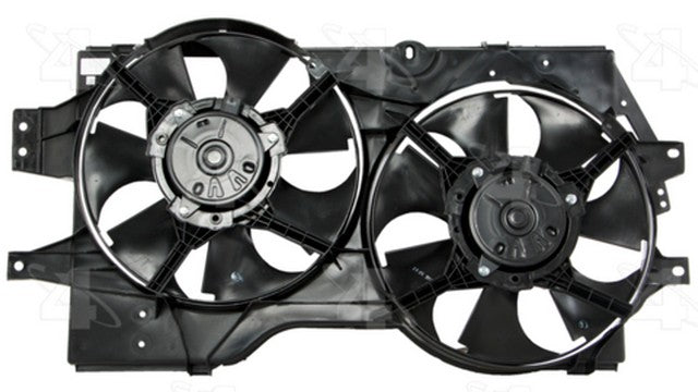 Four Seasons Dual Radiator and Condenser Fan Assembly P/N:75204 Fits: Chrysler Grand Voyager, Chrysler TOWN &amp; COUNTRY, Chrysler Voyager, Dodge Caravan, Dodge Grand Caravan, Plymouth Grand Voyager, Plymouth Voyager - Image 1