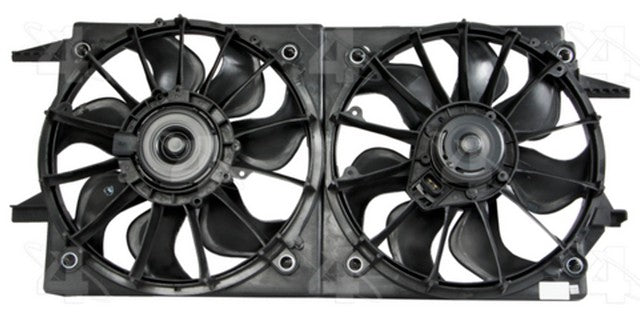 Four Seasons Dual Radiator and Condenser Fan Assembly P/N:75236 Fits: Chevrolet Malibu 03-97, Chevrolet Vectra 2003, Oldsmobile Alero 04-99, Oldsmobile Cutlass 99-97, Oldsmobile Cutlass Supreme 1997 - Image 1