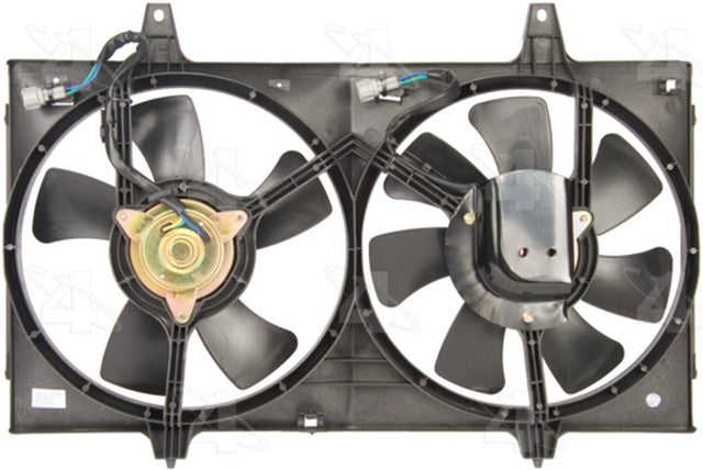 Four Seasons Dual Radiator and Condenser Fan Assembly P/N:75243 Fits: Infiniti I30 99-96, Nissan Maxima 99-95 - Image 1