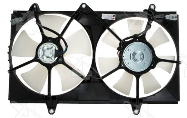 Four Seasons Dual Radiator and Condenser Fan Assembly P/N:75250 Fits: Chevrolet Prizm 01-98, Toyota Corolla 02-98 - Image 1