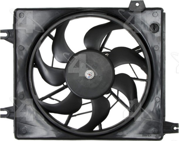 Four Seasons A/C Condenser Fan Assembly P/N:75298 Fits: Hyundai Elantra 00-96, Hyundai Tiburon 01-97 - Image 1