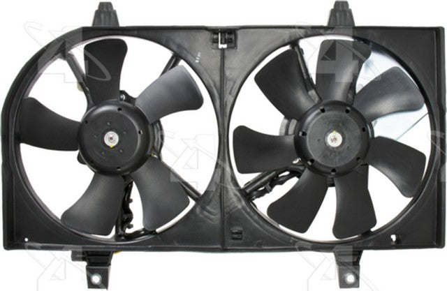 Four Seasons Dual Radiator and Condenser Fan Assembly P/N:75299 Fits: Nissan Sentra 01-00, Nissan Tsuru 01-00 - Image 1