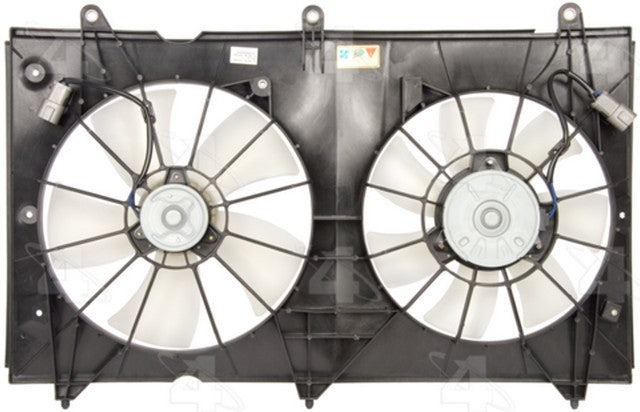 Four Seasons Dual Radiator and Condenser Fan Assembly P/N:75358 Fits: Honda Accord 04-03 - Image 1
