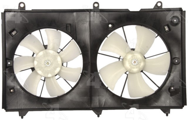 Four Seasons Dual Radiator and Condenser Fan Assembly P/N:75358 Fits: Honda Accord 04-03 - Image 2
