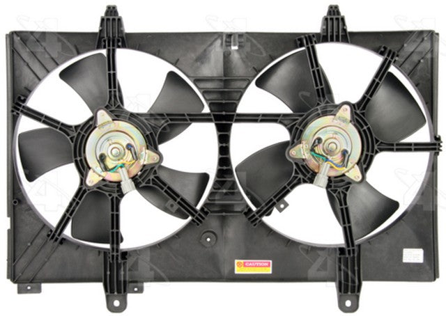 Four Seasons Dual Radiator and Condenser Fan Assembly P/N:75359 Fits: Nissan Murano 07-03 - Image 1