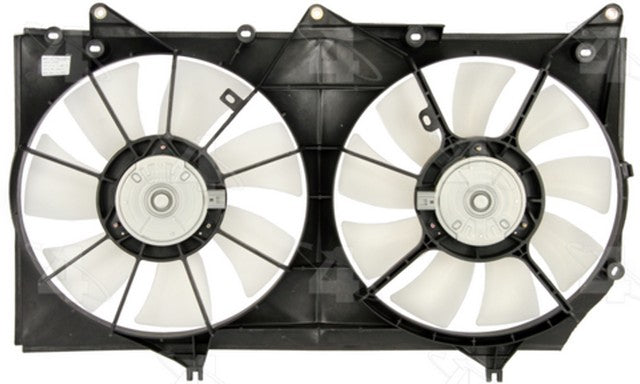 Four Seasons Dual Radiator and Condenser Fan Assembly P/N:75366 Fits: Lexus Es300 03-02, Toyota Camry 06-02, Toyota Solara 08-04 - Image 1