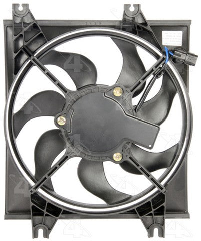 Four Seasons A/C Condenser Fan Assembly P/N:75391 Fits: Hyundai Accent 06-00 - Image 1