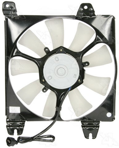 Four Seasons A/C Condenser Fan Assembly P/N:75463 Fits: Chrysler Sebring 2001, Dodge Stratus 2001, Mitsubishi Eclipse 2000 - Image 1