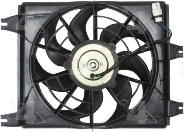 Four Seasons A/C Condenser Fan Assembly P/N:75485 Fits: Hyundai Elantra 95-92 - Image 2