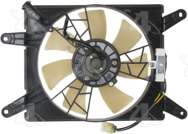 Four Seasons A/C Condenser Fan Assembly P/N:75499 Fits: Hyundai Excel 94-90, Hyundai Scoupe 94-91, Mitsubishi Precis 94-90 - Image 3