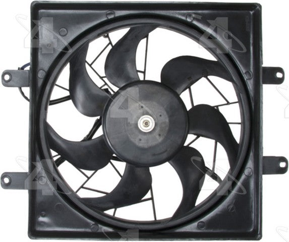 Four Seasons Engine Cooling Fan Assembly P/N:75500 Fits: Hyundai Excel 94-90, Hyundai Scoupe 94-91, Mitsubishi Precis 94-90 - Image 1