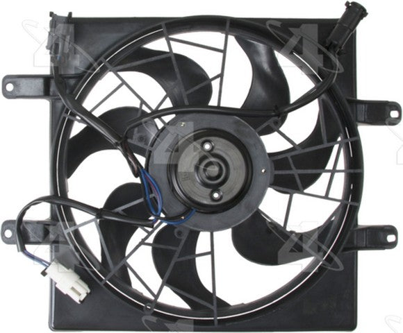 Four Seasons Engine Cooling Fan Assembly P/N:75500 Fits: Hyundai Excel 94-90, Hyundai Scoupe 94-91, Mitsubishi Precis 94-90 - Image 2