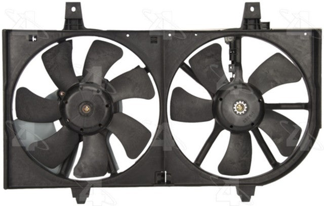 Four Seasons Dual Radiator and Condenser Fan Assembly P/N:75527 Fits: Nissan Sentra 06-02, Nissan Tsuru 2002 - Image 2