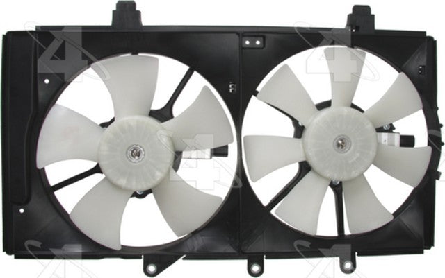 Four Seasons Dual Radiator and Condenser Fan Assembly P/N:75528 Fits: Dodge Neon 03-01, Dodge Sx 2.0 2003, Plymouth Neon 2001 - Image 1