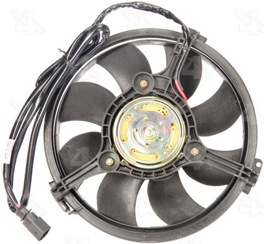 Four Seasons A/C Condenser Fan Assembly P/N:75555 Fits: Audi A4 01-96, Audi A4 Quattro 01-96, Audi A6 1998, Audi A6 Quattro 1998, Audi A8 99-97, Audi A8 Quattro 01-97, Audi S6 2001, Audi S8 2001, Volkswagen Passat 01-98 - Image 1