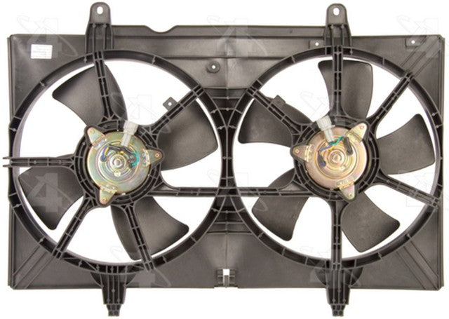 Four Seasons Dual Radiator and Condenser Fan Assembly P/N:75609 Fits: Nissan Quest 09-04 - Image 1