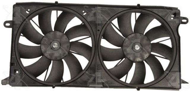 Four Seasons Dual Radiator and Condenser Fan Assembly P/N:75624 Fits: Cadillac Seville 04-98 - Image 2