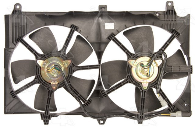 Four Seasons Dual Radiator and Condenser Fan Assembly P/N:75628 Fits: Infiniti G35 06-03, Nissan 350z 06-03 - Image 1