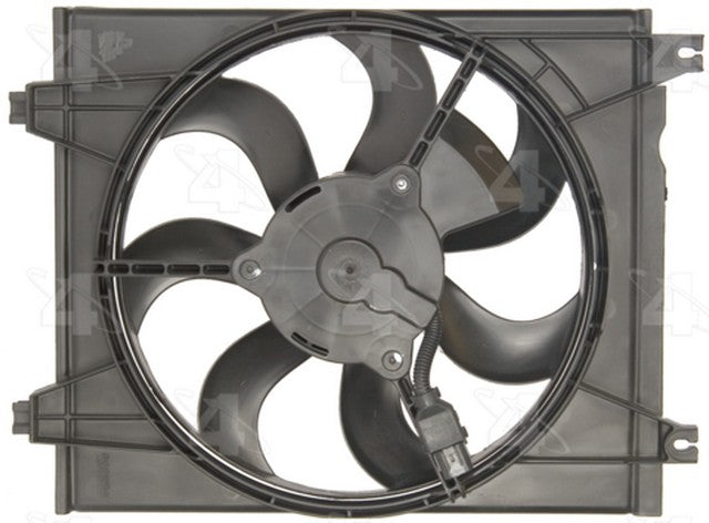 Four Seasons A/C Condenser Fan Assembly P/N:75636 Fits: Kia Spectra 07-05, Kia Spectra5 07-05 - Image 1