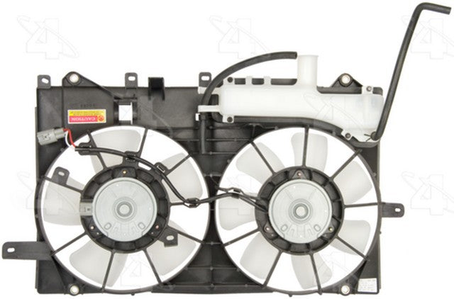 Four Seasons Dual Radiator and Condenser Fan Assembly P/N:75648 Fits: Toyota Prius 09-04 - Image 1
