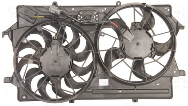 Four Seasons Dual Radiator and Condenser Fan Assembly P/N:75649 Fits: Ford Focus 04-03 - Image 1